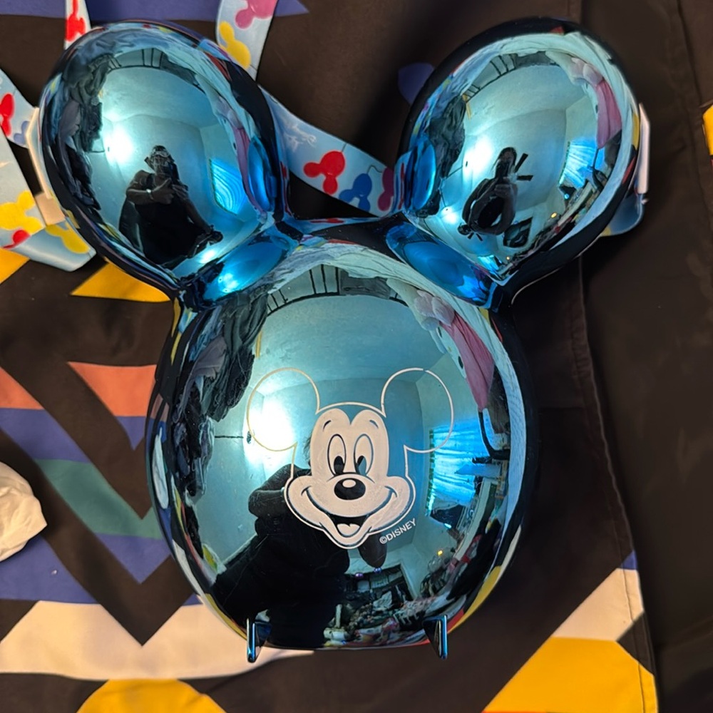 Blue balloon Disney Mickey Popcorn Bucket
